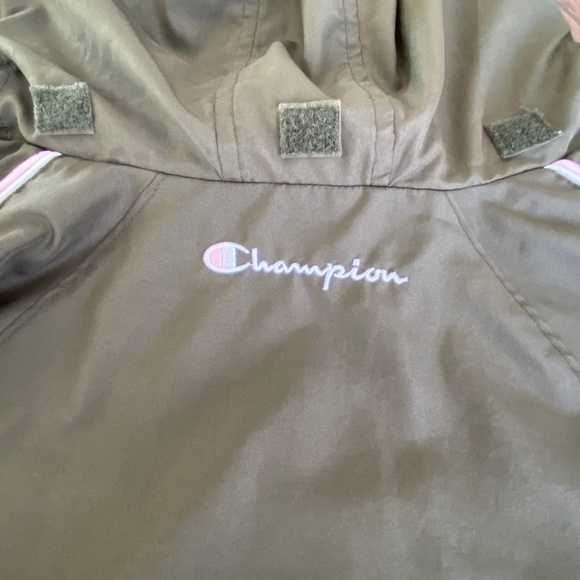 Champion made in Canada full zip windbreaker green vintage - Picture 14 of 16